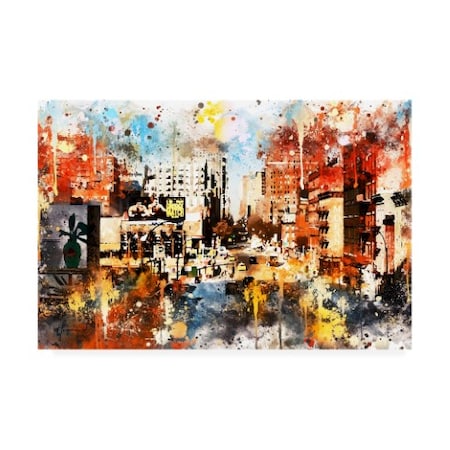 Philippe Hugonnard 'NYC Watercolor Collection - Vision' Canvas Art,12x19